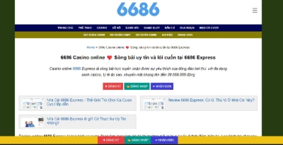 6686 Express - Chất lượng dịch vụ, phần thưởng hấp dẫn